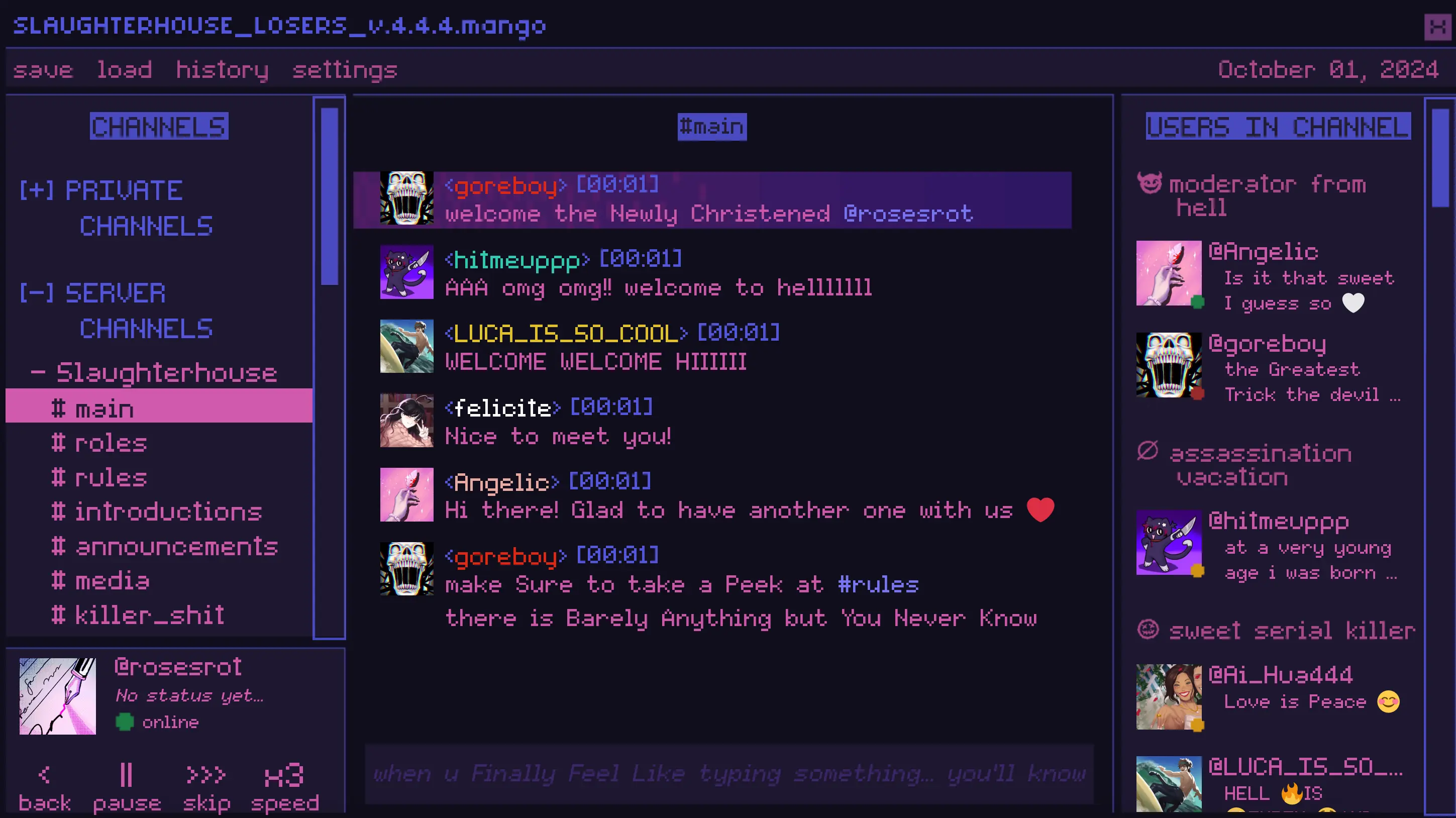 Killer Chat - screenshot 1